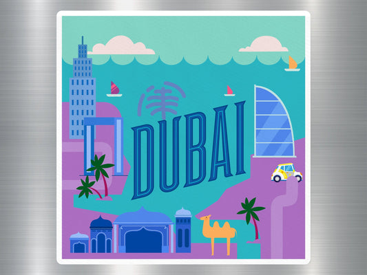 Wholesale Dubai Travel Sticker