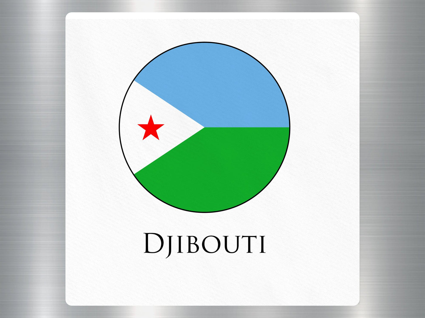 Wholesale Djibouti Travel Sticker