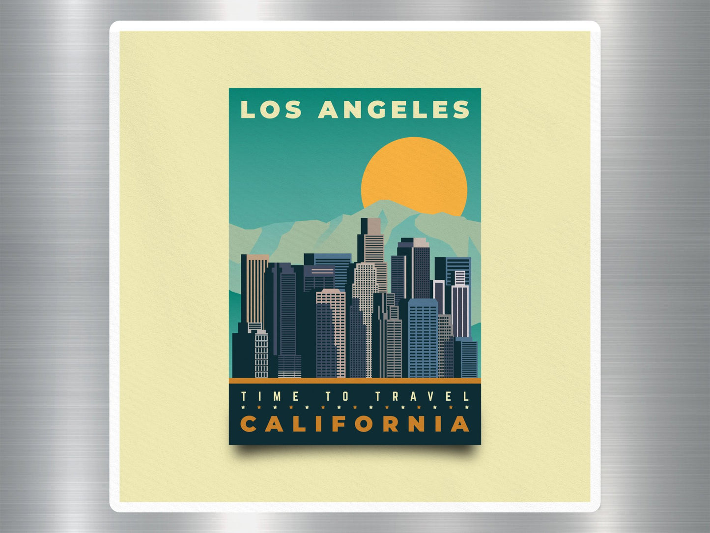 Los Angeles California Travel Sticker