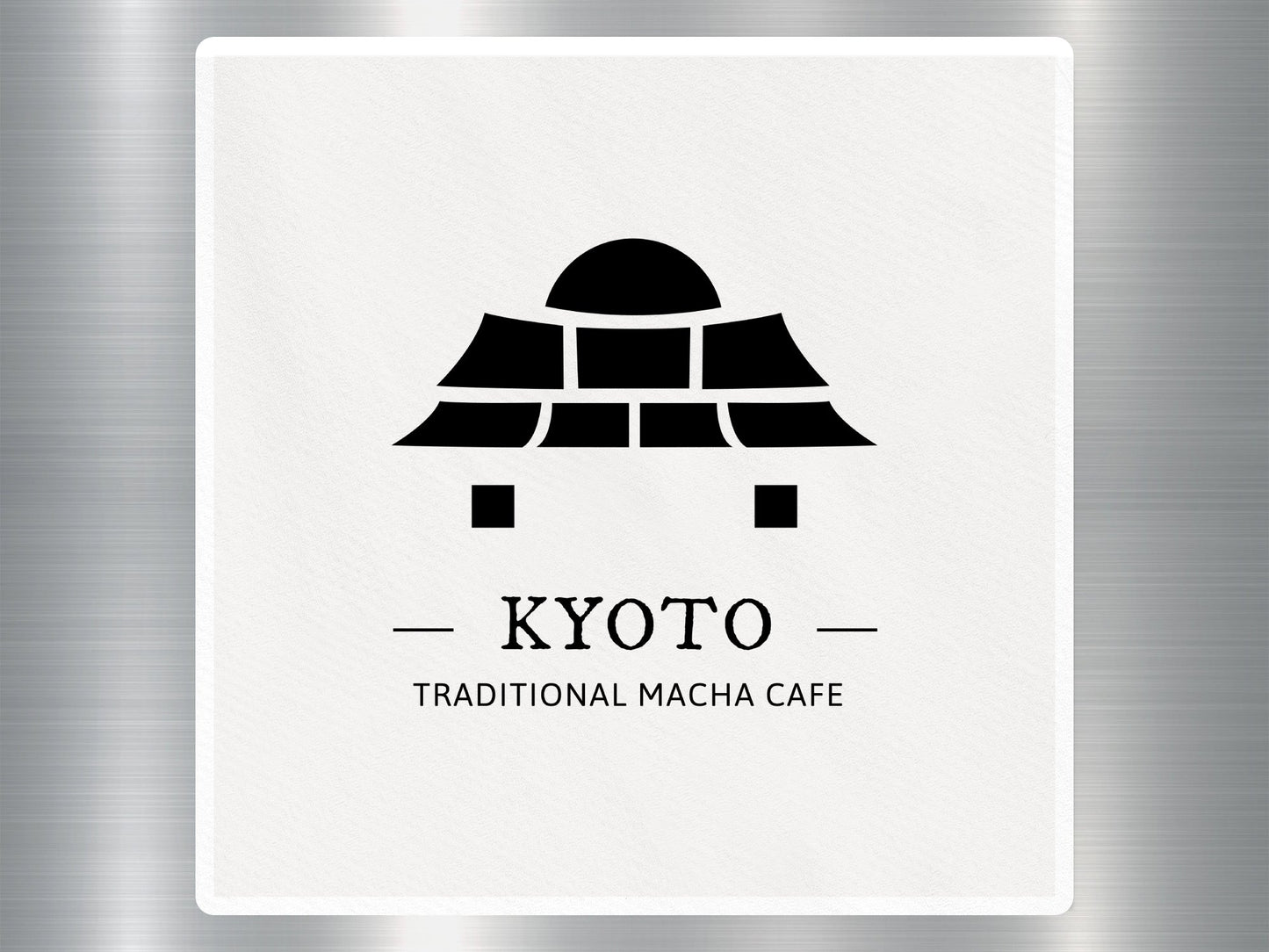 Wholesale Kyoto Traditional Macha Cafe Travel Sticker