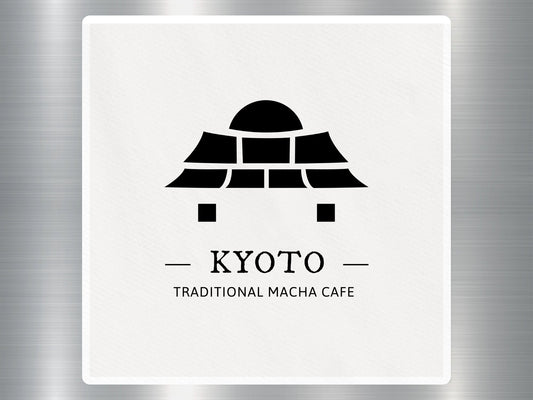 Wholesale Kyoto Traditional Macha Cafe Travel Sticker
