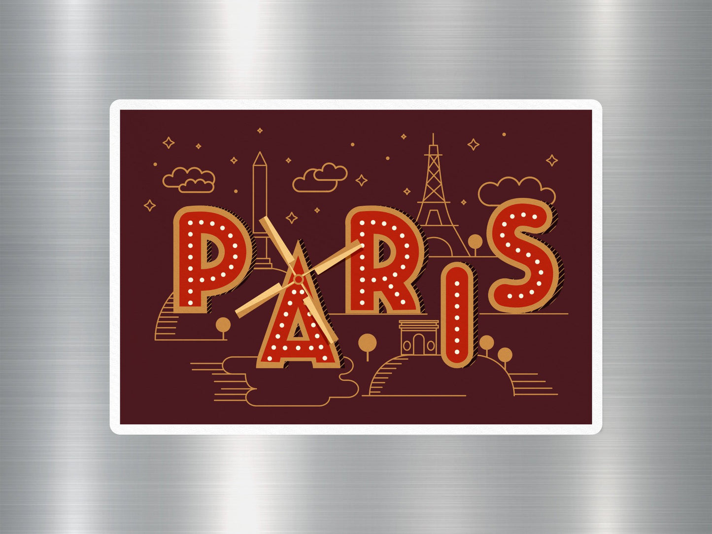 Wholesale Paris Travel Sticker