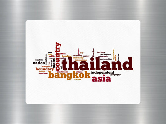 Wholesale Thailand Cities Travel Sticker