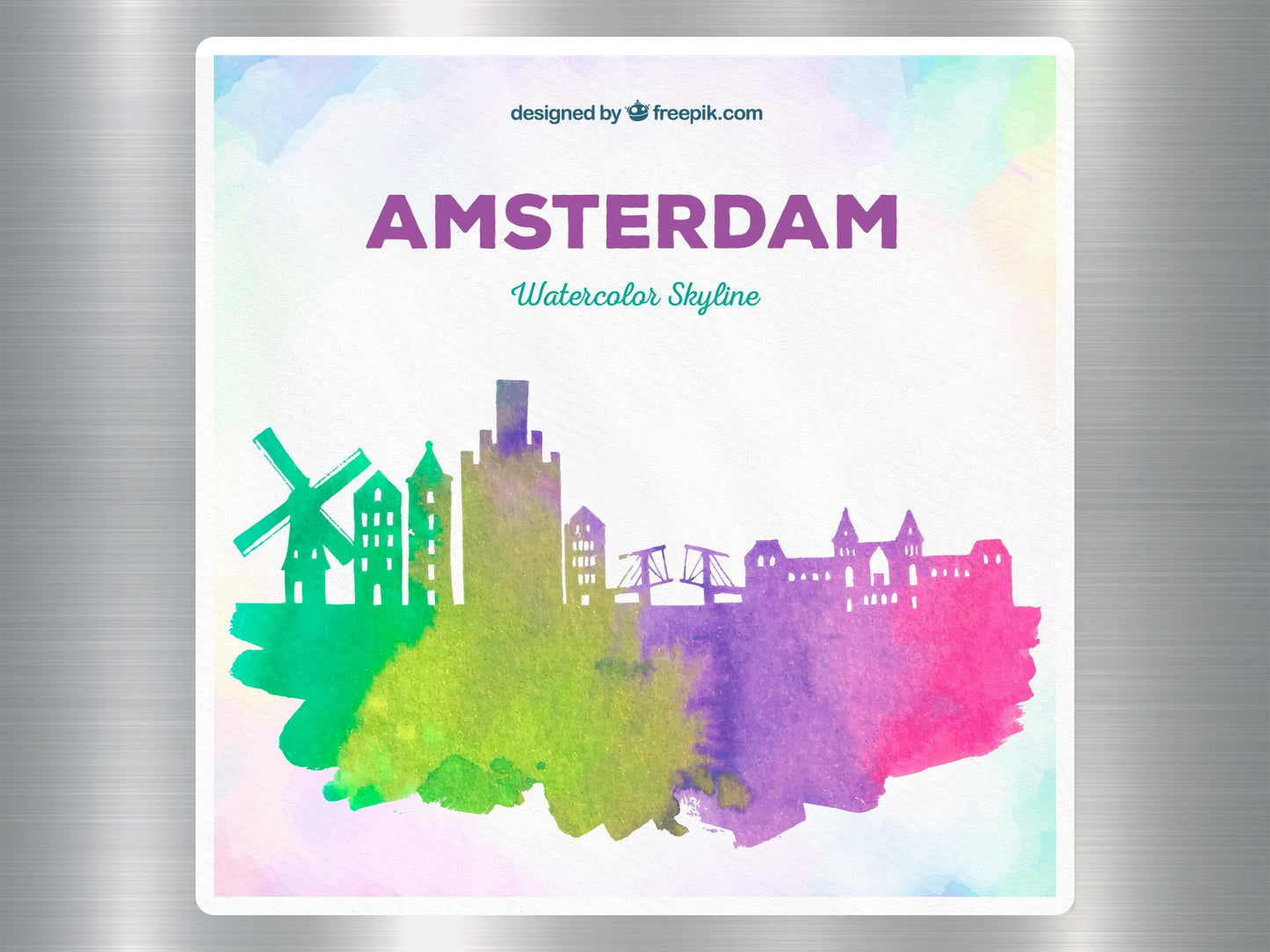 Wholesale Amsterdam Travel Sticker