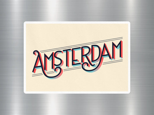 Wholesale Amsterdam Travel Sticker