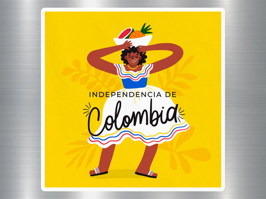 Wholesale Independence Day of Colombia Travel Sticker