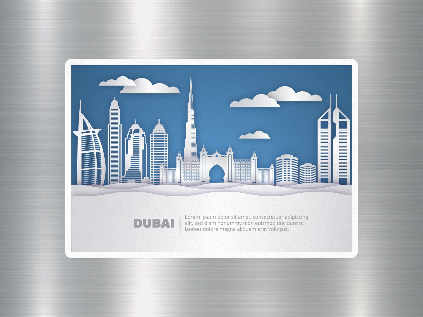 Wholesale Dubai Travel Sticker