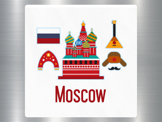 Wholesale Moscow Travel Sticker