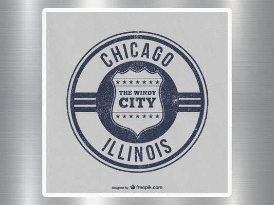 Wholesale Chicago the Windy City Illinois Travel Sticker