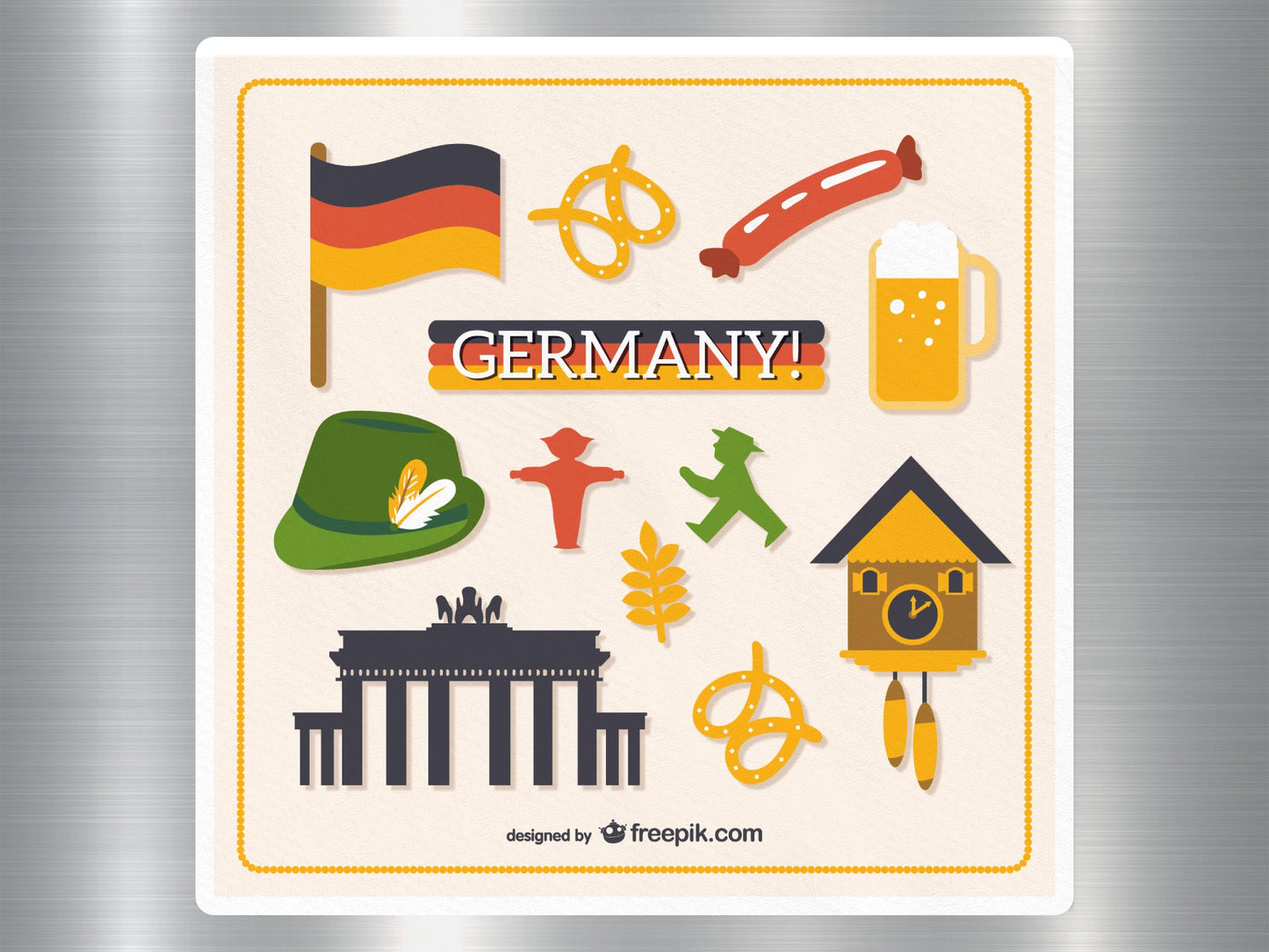 Wholesale Germany Travel Sticker