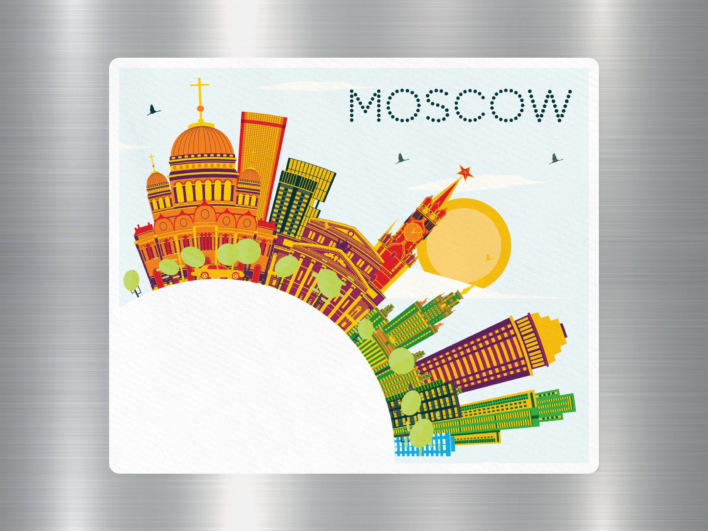 Wholesale Moscow Travel Sticker