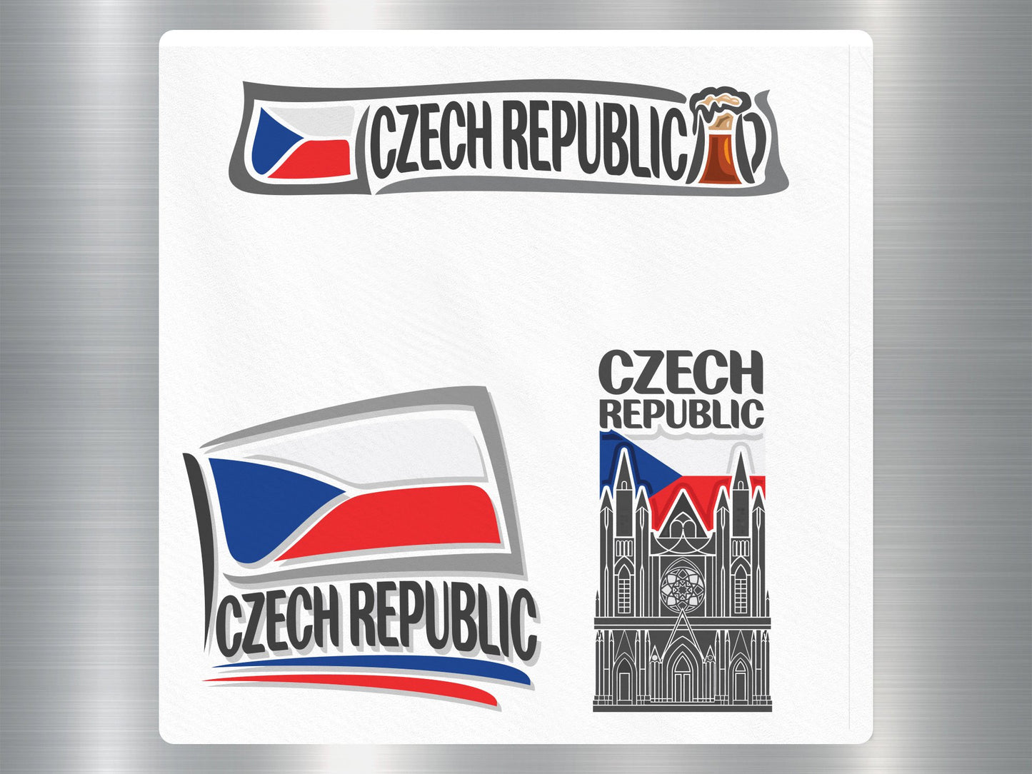 Wholesale Czech Republic Travel Sticker