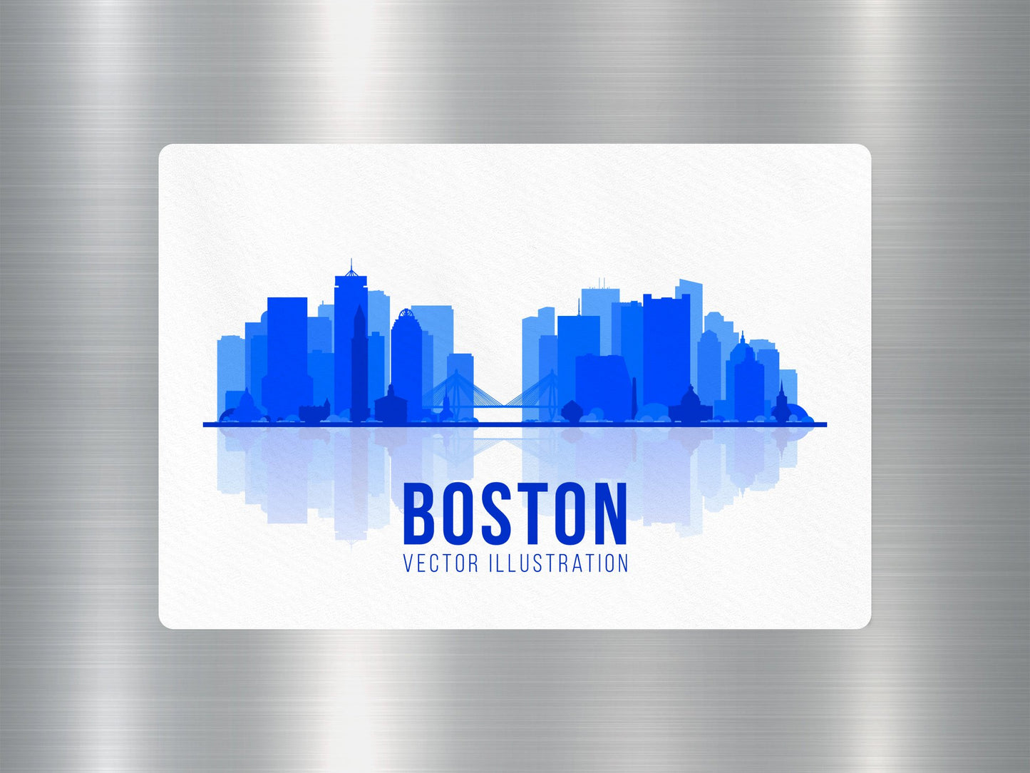 Wholesale Boston Vector Illustration Travel Sticker