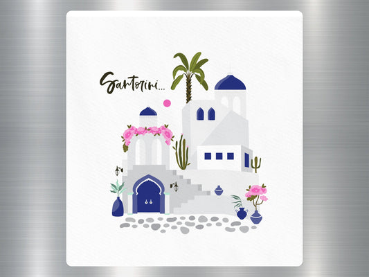 Wholesale Santorini Travel Sticker