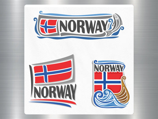 Wholesale Norway Travel Sticker