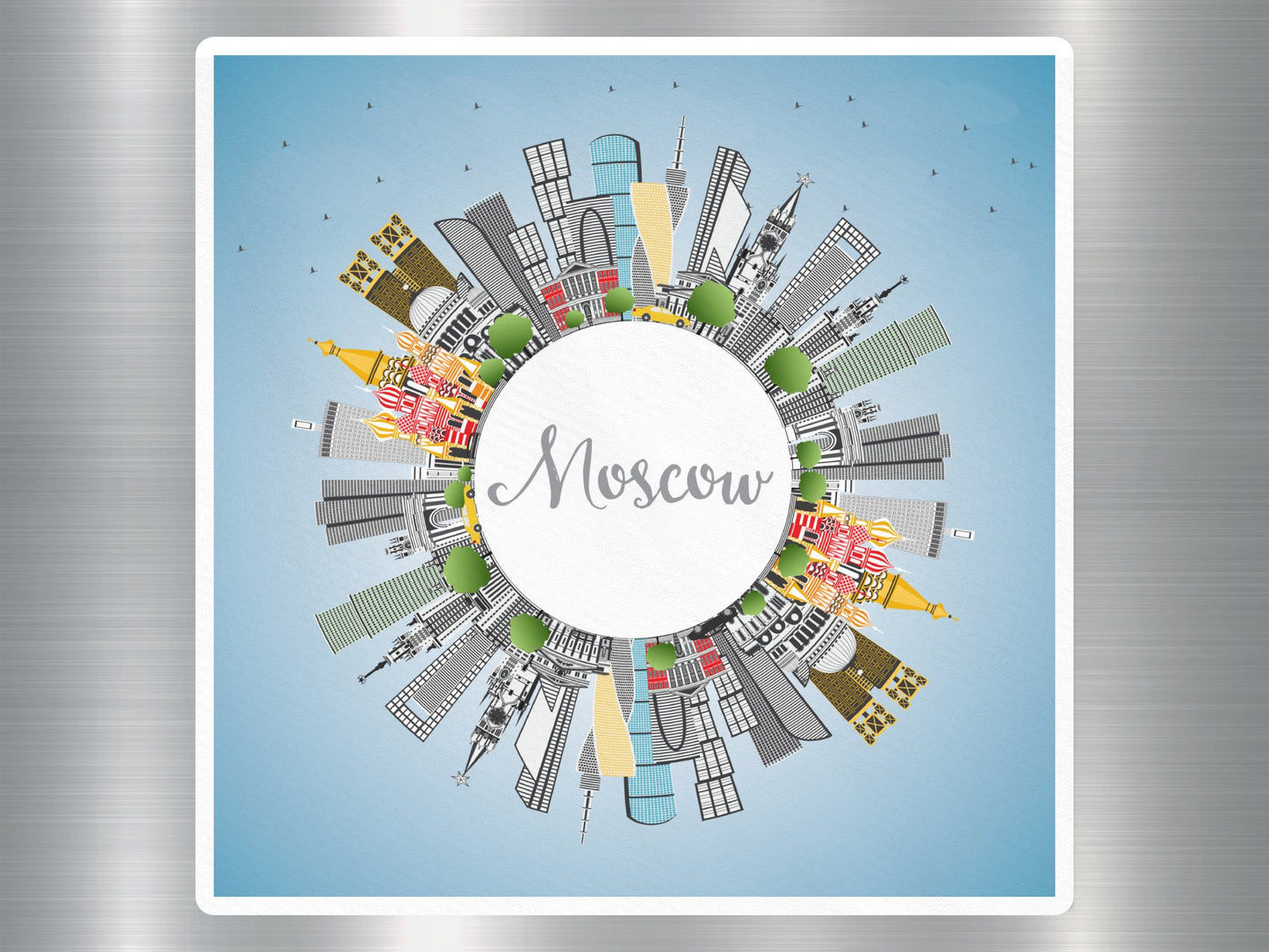Wholesale Moscow Travel Sticker