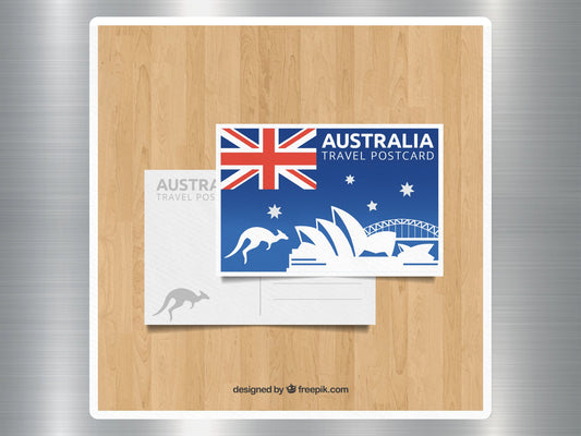 Wholesale Australia Postcard Travel Sticker