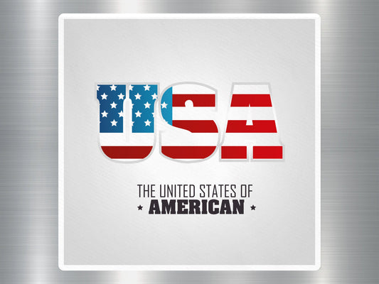 Wholesale USA The United States of American Travel Sticker