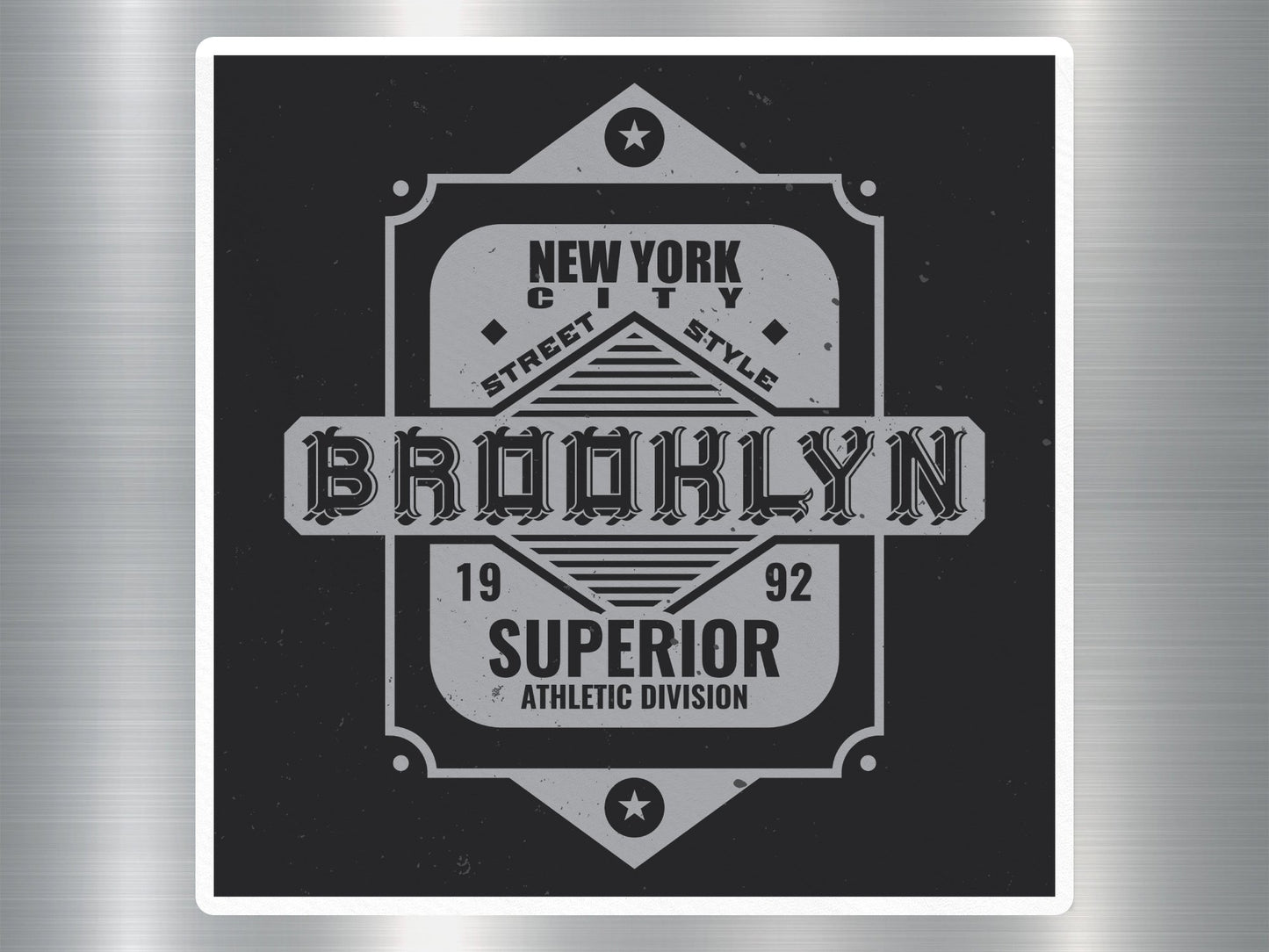 New York City Brooklyn Travel Sticker