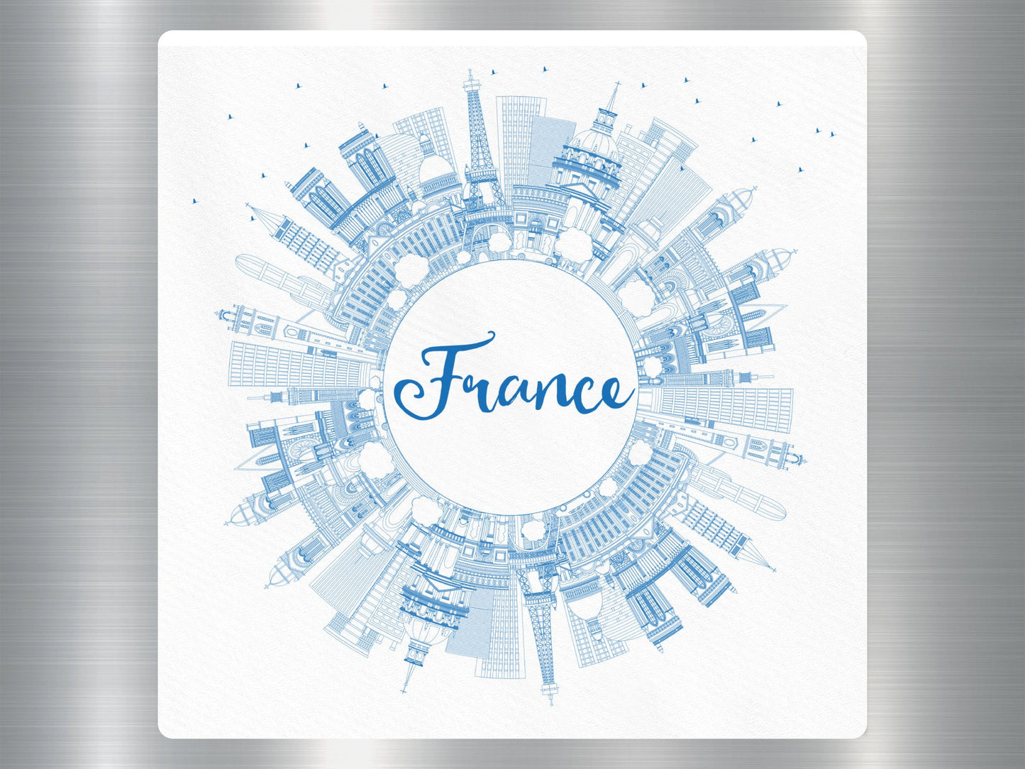 Wholesale France Travel Sticker
