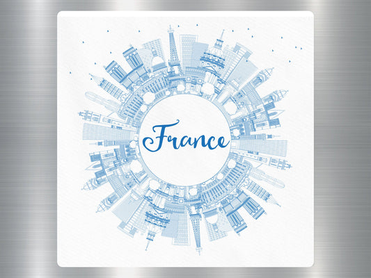 Wholesale France Travel Sticker