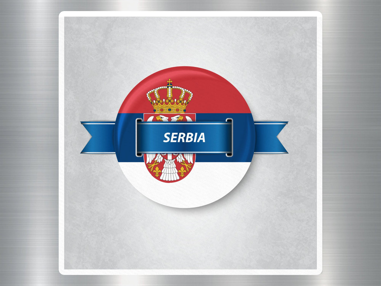 Wholesale Serbia Travel Sticker