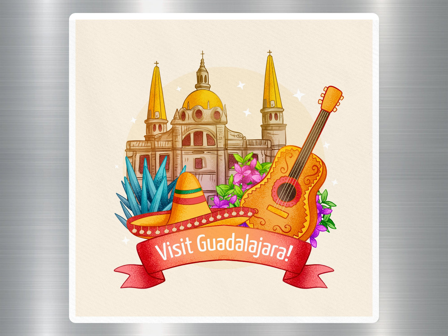 Wholesale Visit Guadalajara Travel Sticker