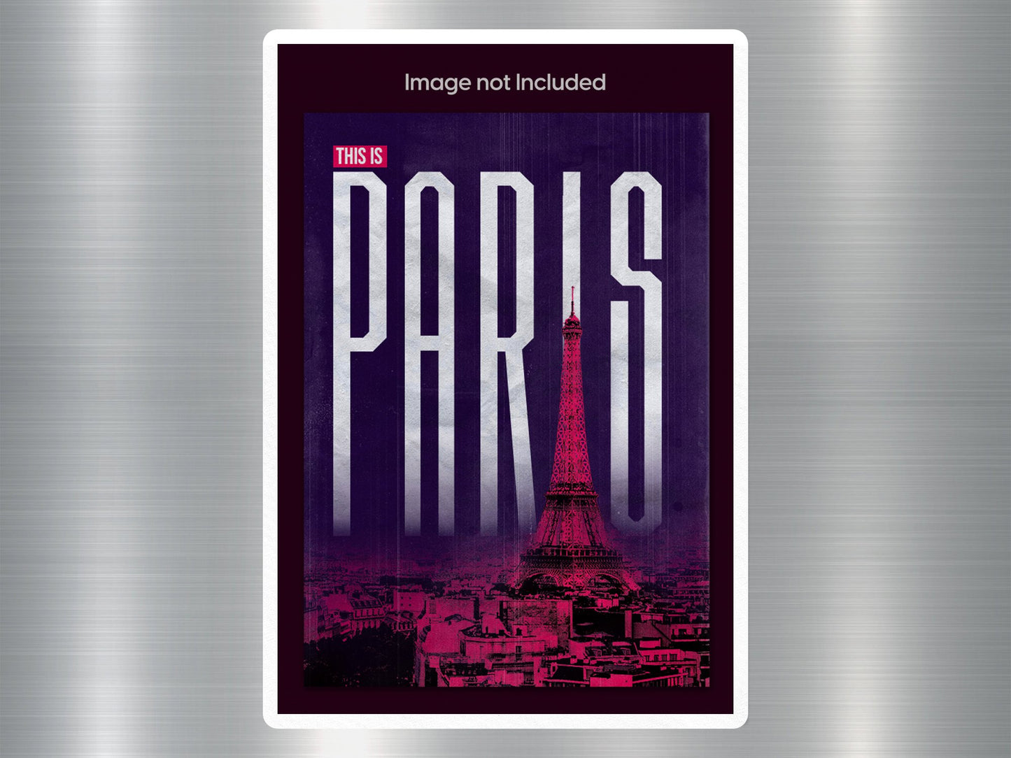 Wholesale Paris Travel Sticker