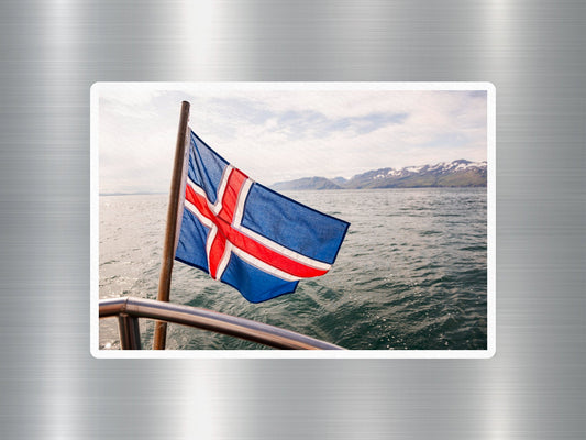 Iceland Flag Travel Sticker