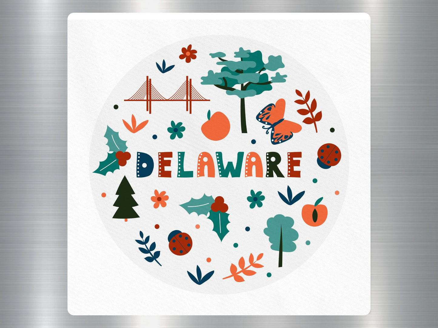 Wholesale Delaware Travel Sticker
