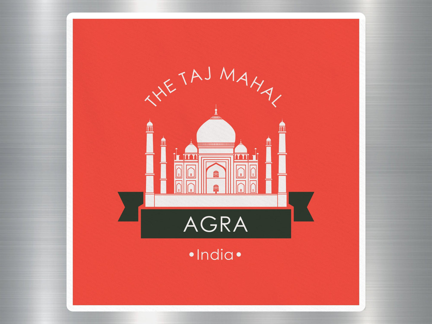 Wholesale The Taj Mahal Agra Travel Sticker