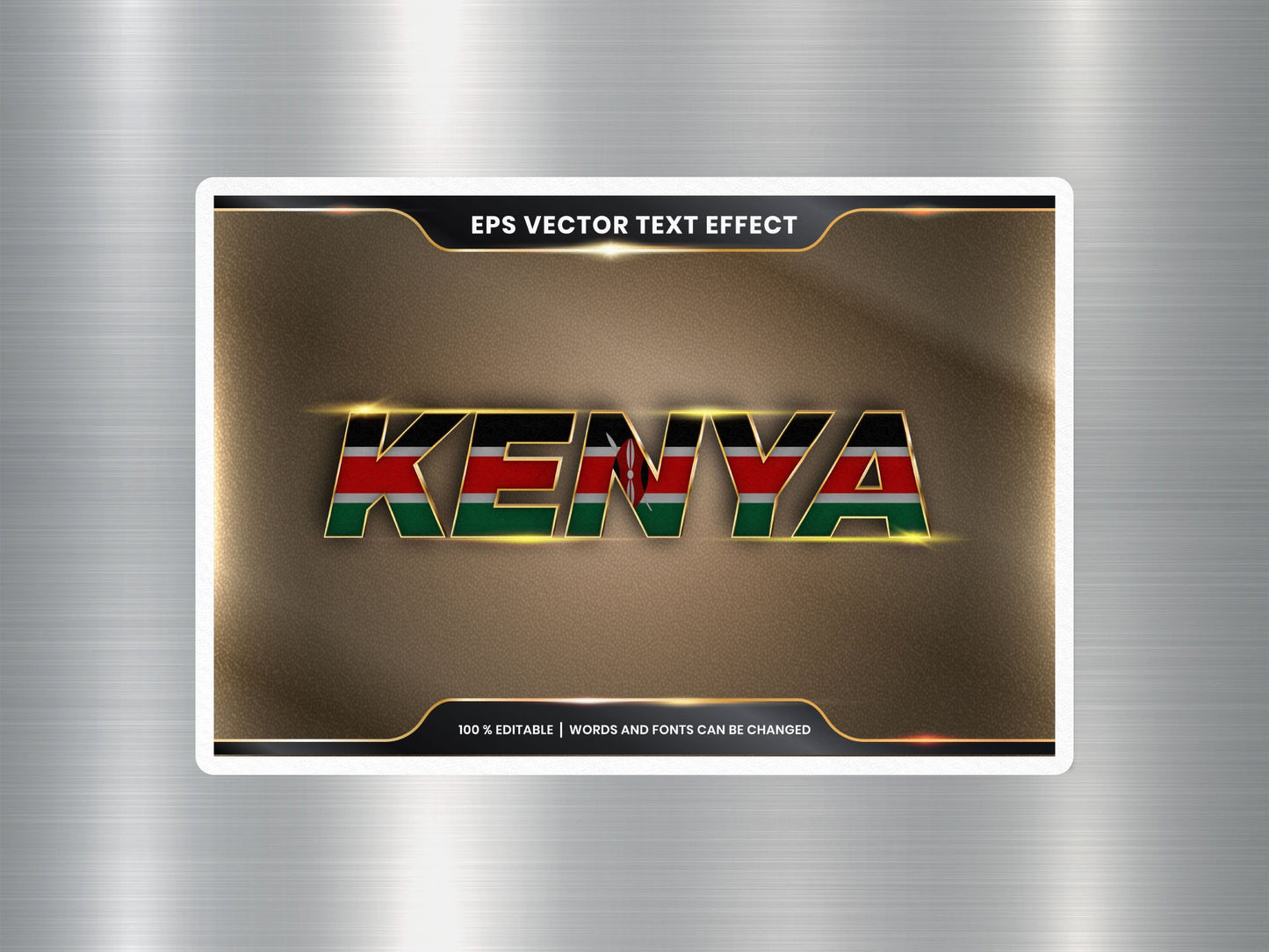 Wholesale Kenya Travel Sticker