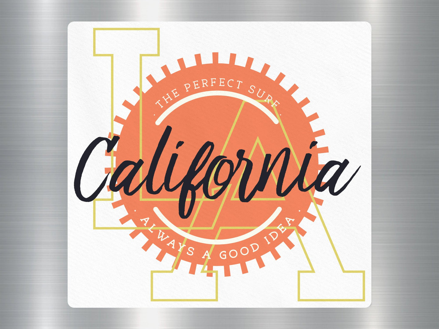 California Travel Sticker