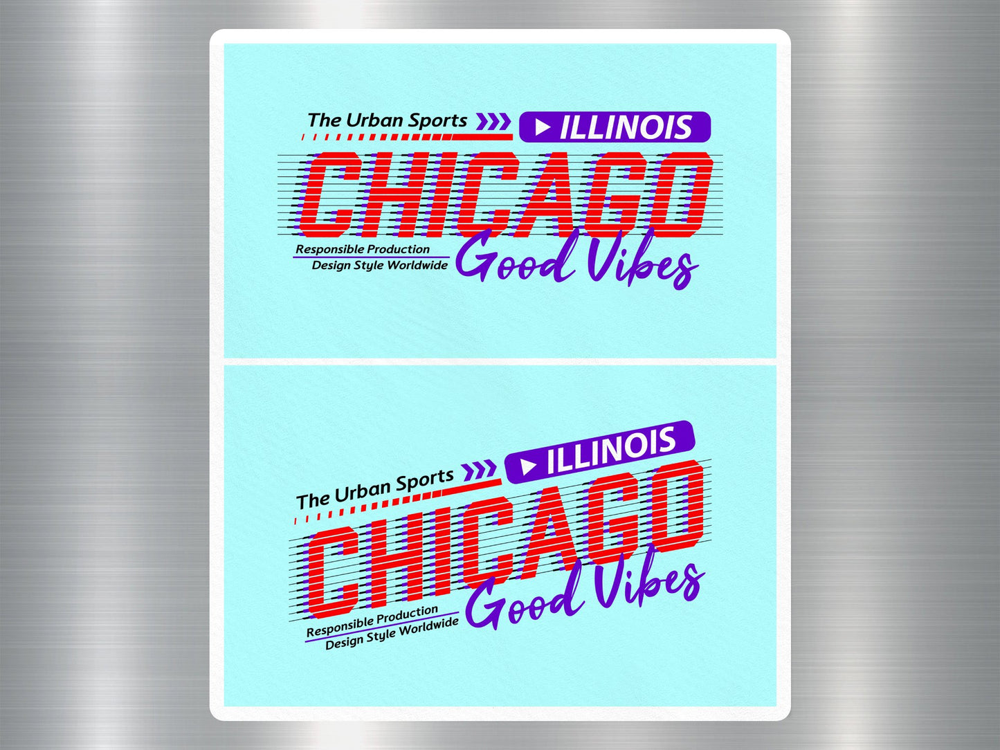 Wholesale Chicago Travel Sticker