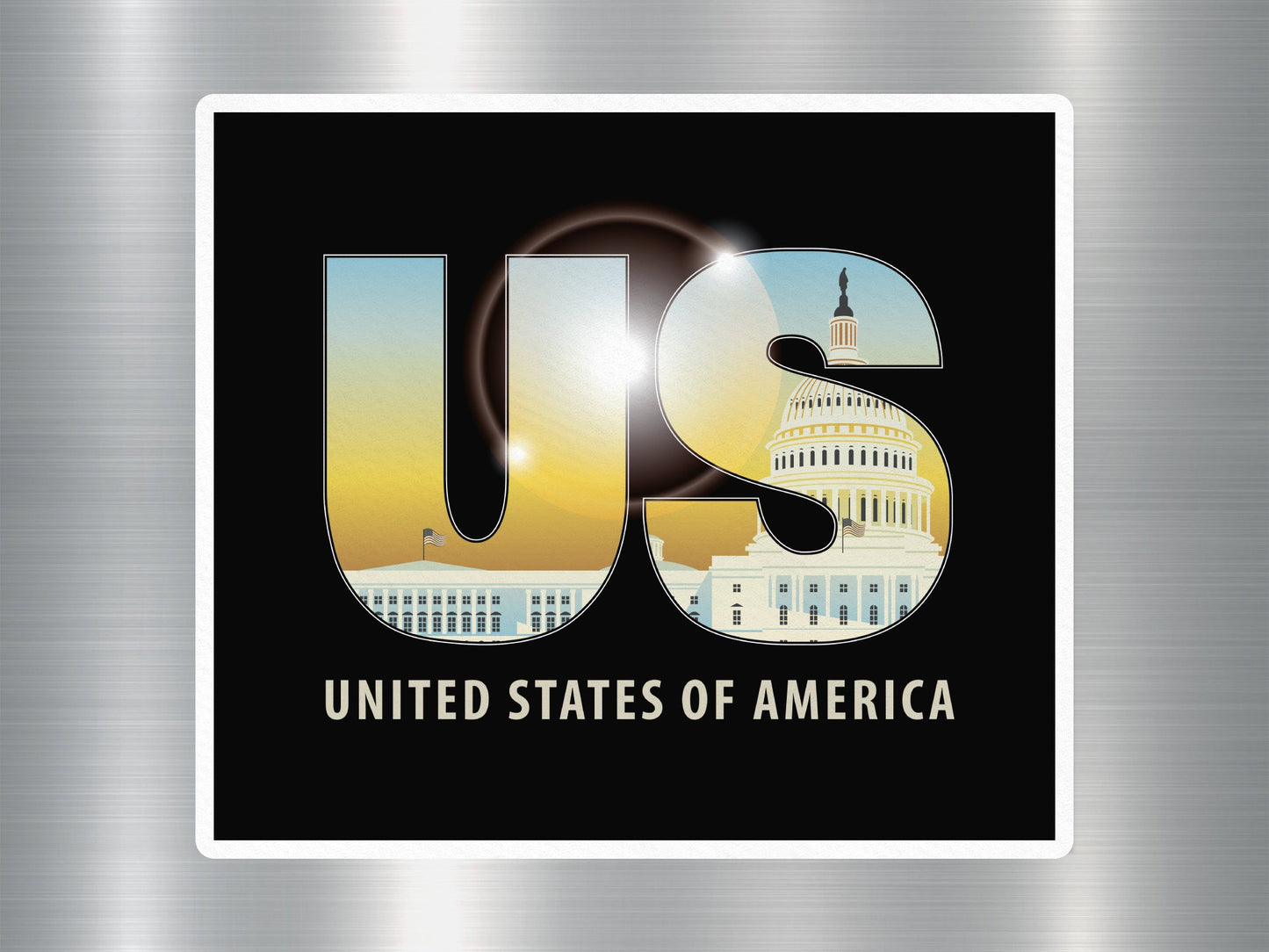 Wholesale US United States of America Travel Sticker