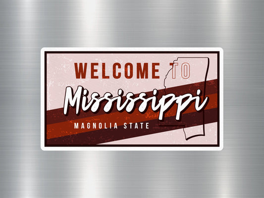 Wholesale Welcome to Mississippi Travel Sticker