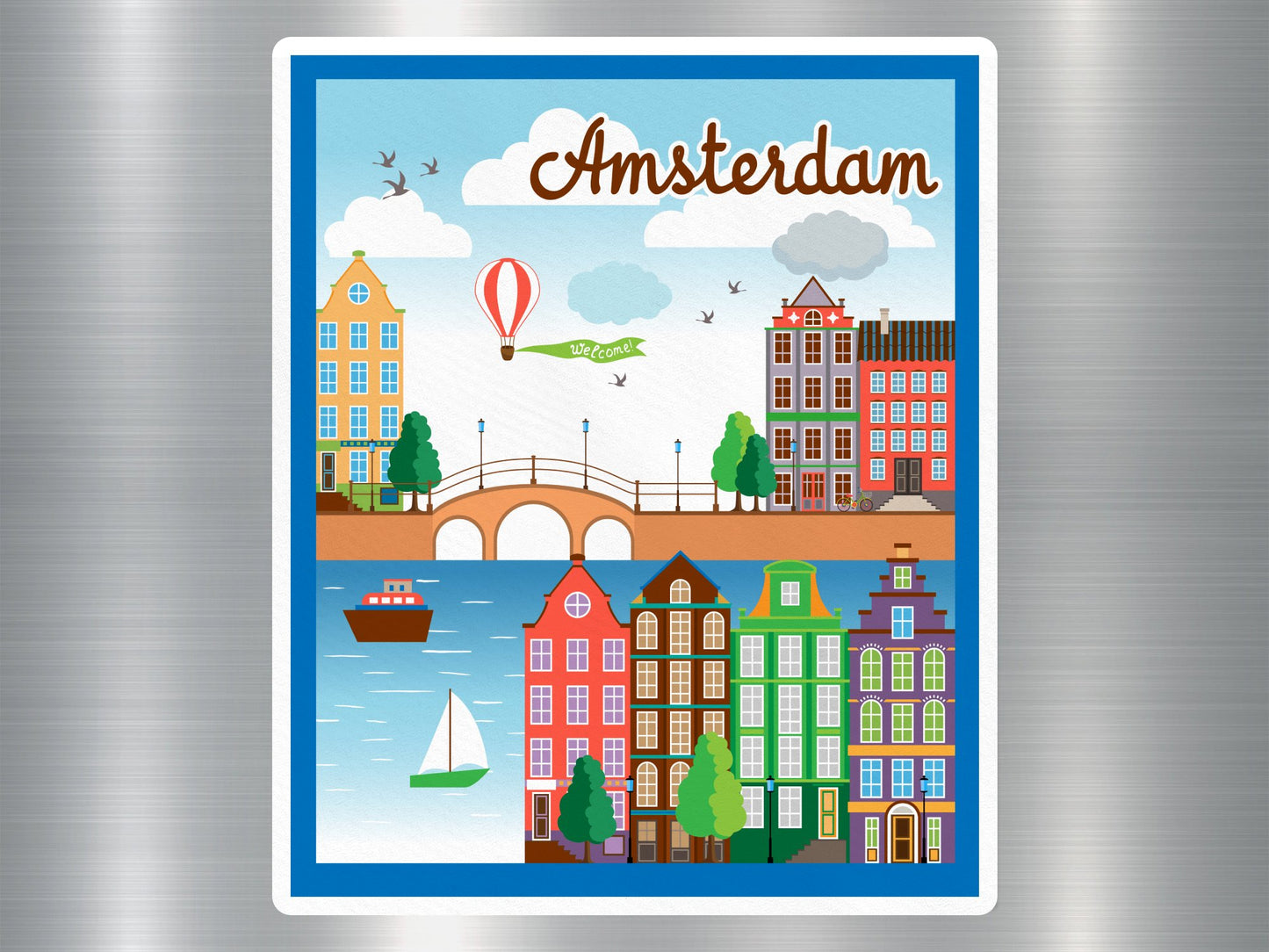Wholesale Amsterdam Travel Sticker