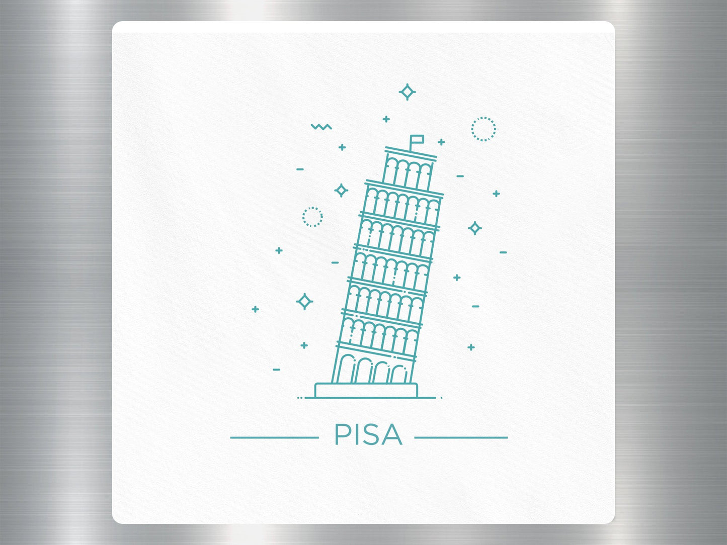 Wholesale Pisa Travel Sticker