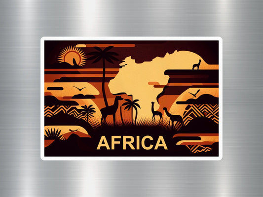Wholesale Africa Travel Sticker