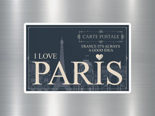 Wholesale I Love Paris Travel Sticker
