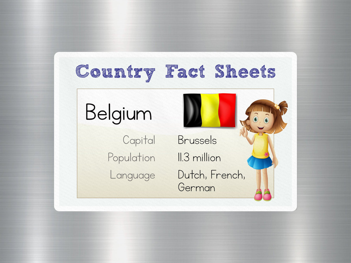 Wholesale Belgium Travel Sticker