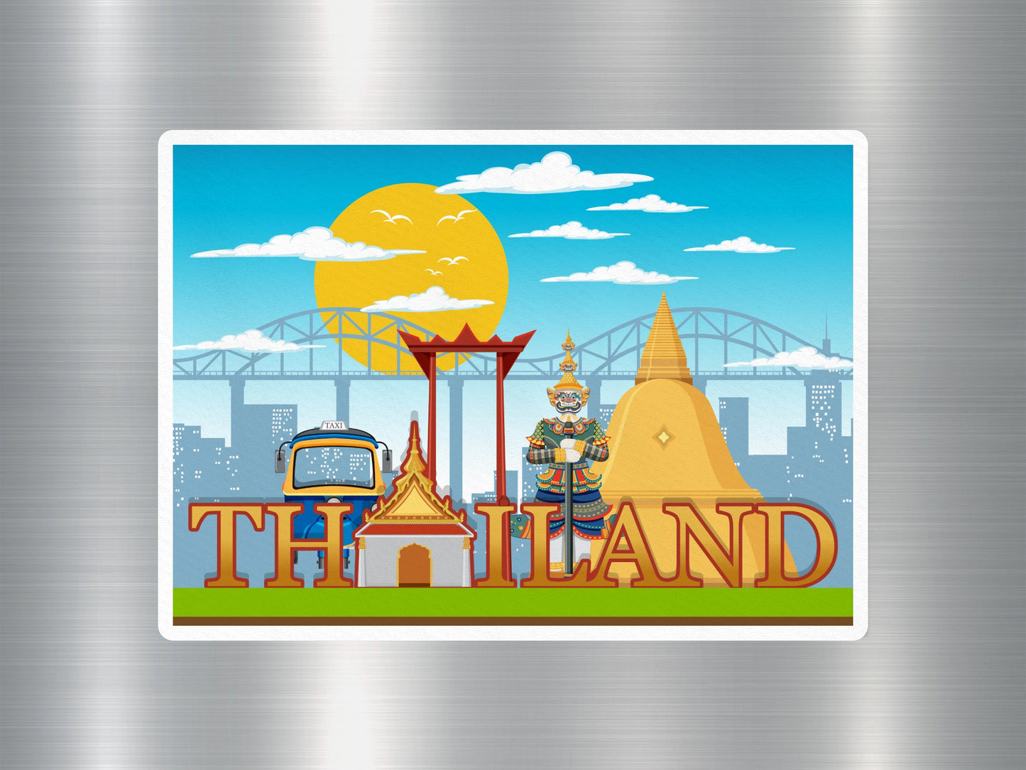 Wholesale Thailand Travel Sticker