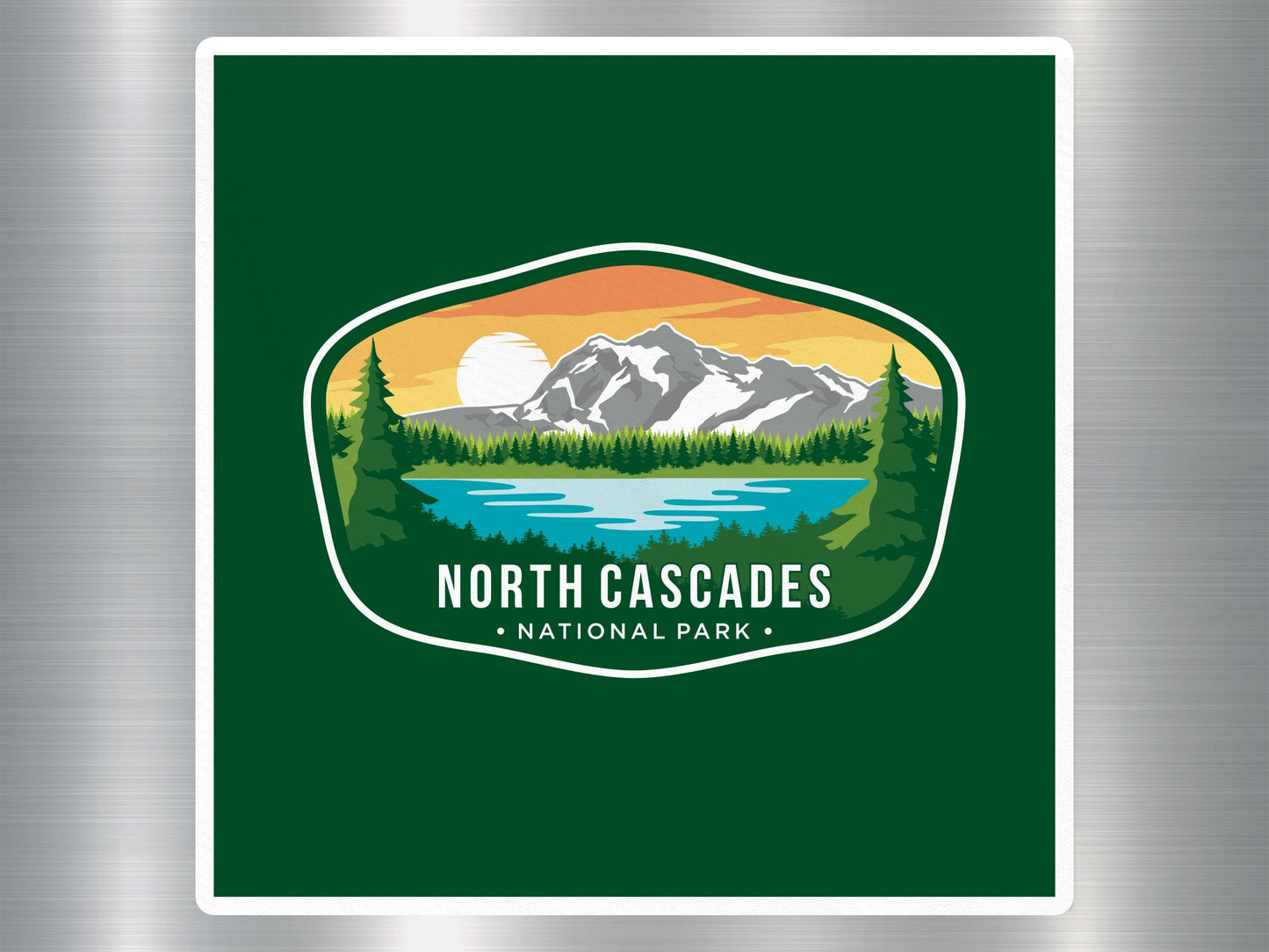 North Cascades National Park Travel Sticker