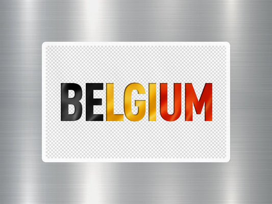 Wholesale Belgium Travel Sticker