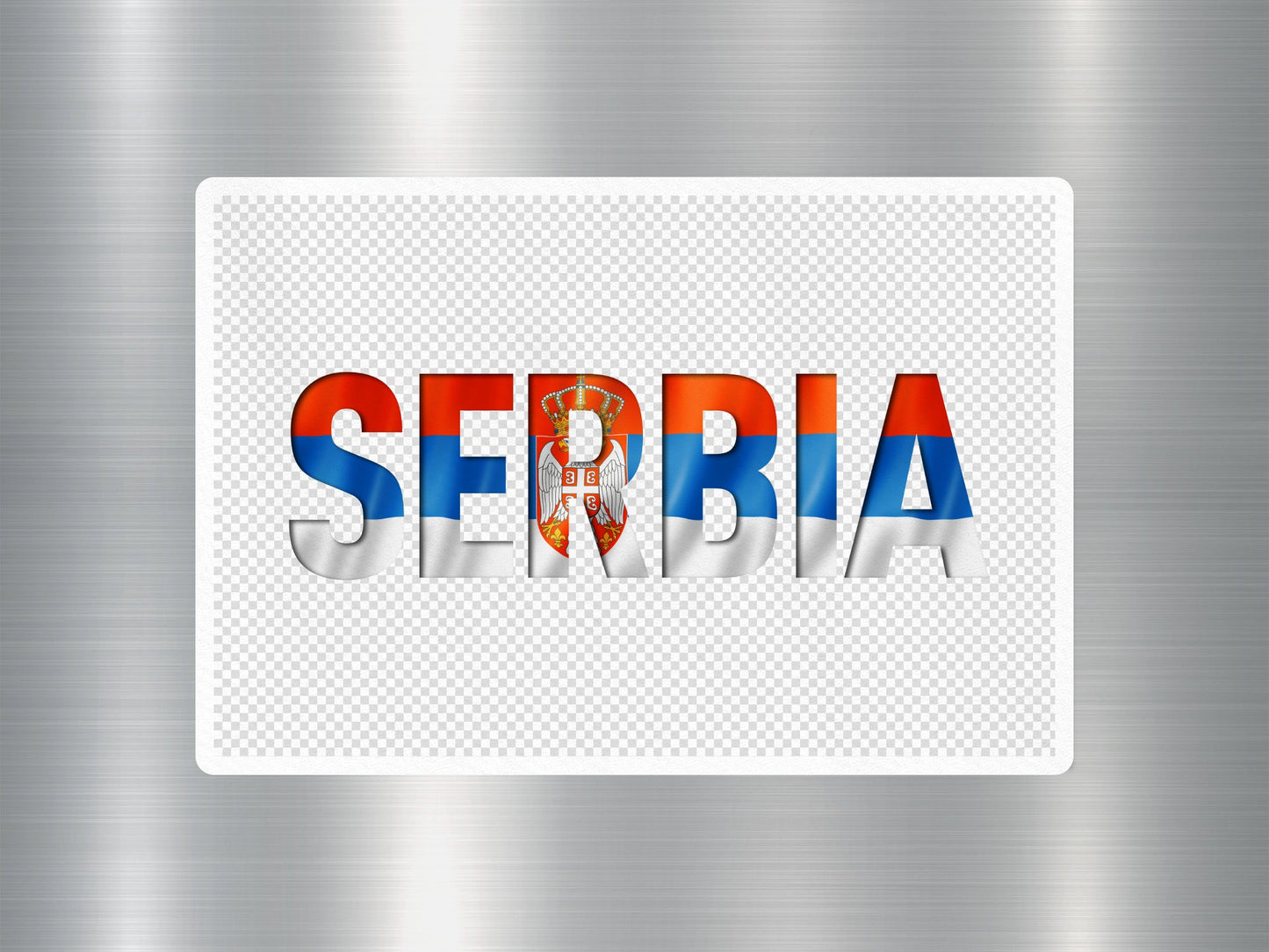 Wholesale Serbia Travel Sticker