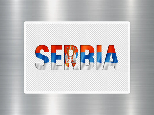 Wholesale Serbia Travel Sticker