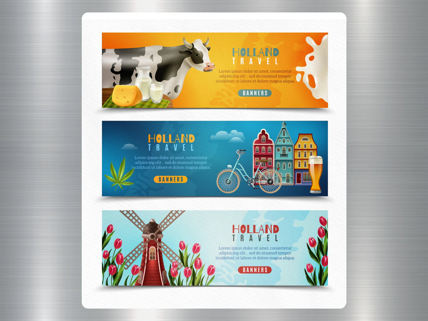 Wholesale Holland Travel Sticker