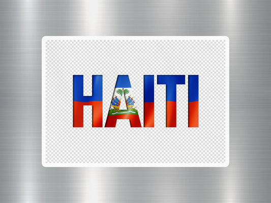 Wholesale Haiti Travel Sticker
