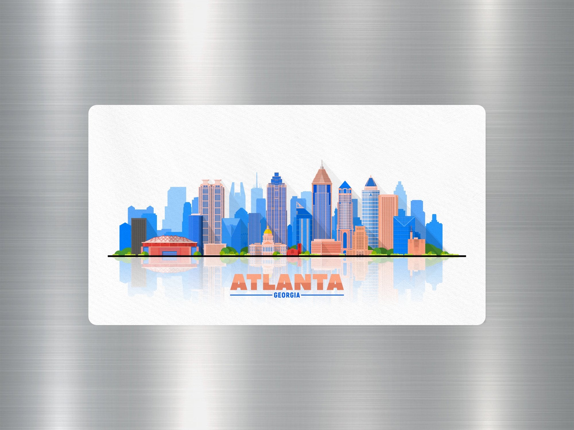 Atlanta Georgia Travel Sticker – GraffMerch.com