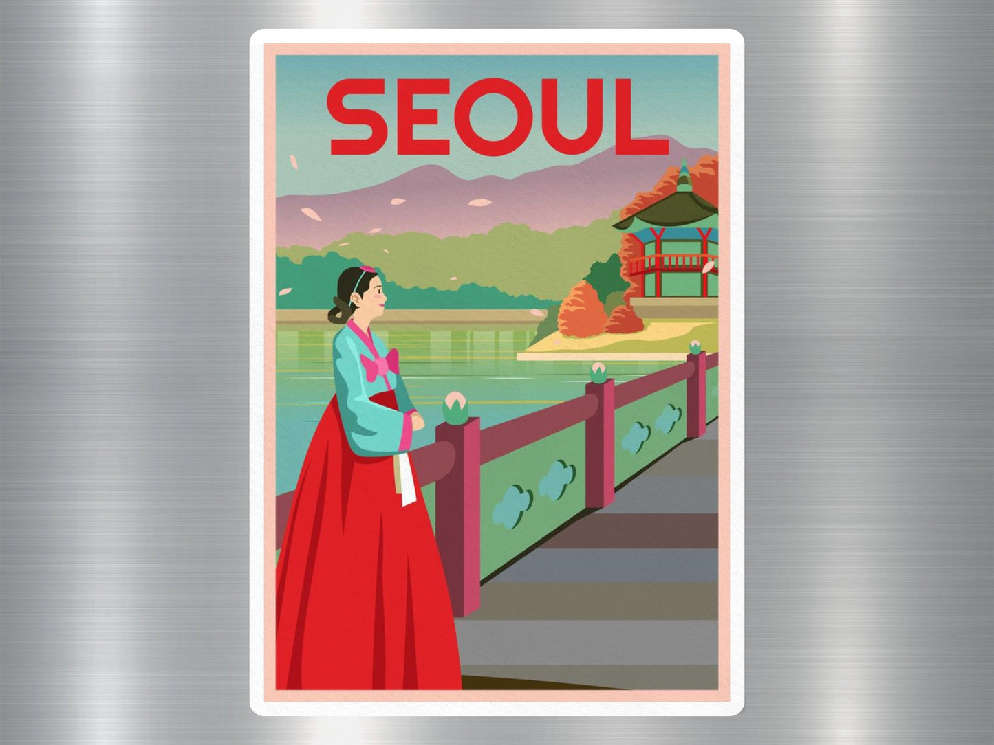 Wholesale Seoul Travel Sticker